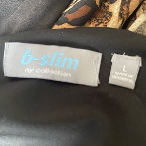 Leopard print dress B-Slim size Large